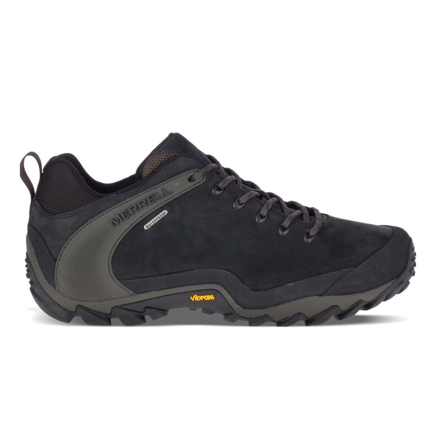 Chaussures Randonnée Merrell Chameleon 8 Stretch Waterproof Noir Homme | P.U.EHDV